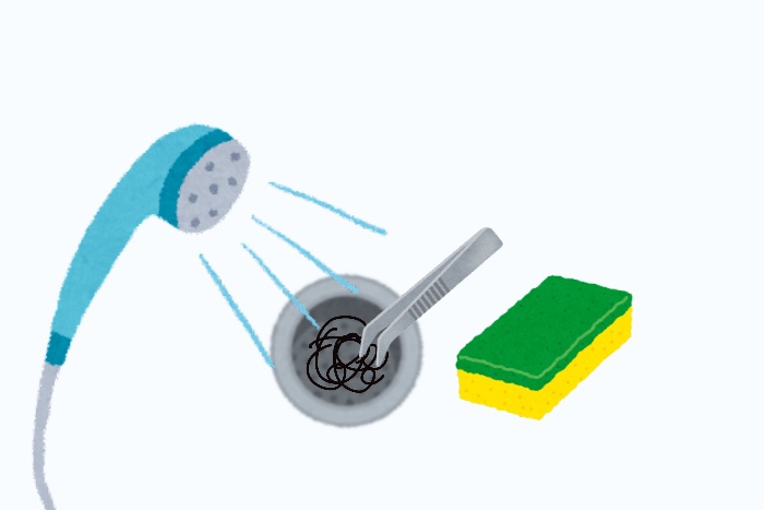 排水口ゴミ受けの掃除