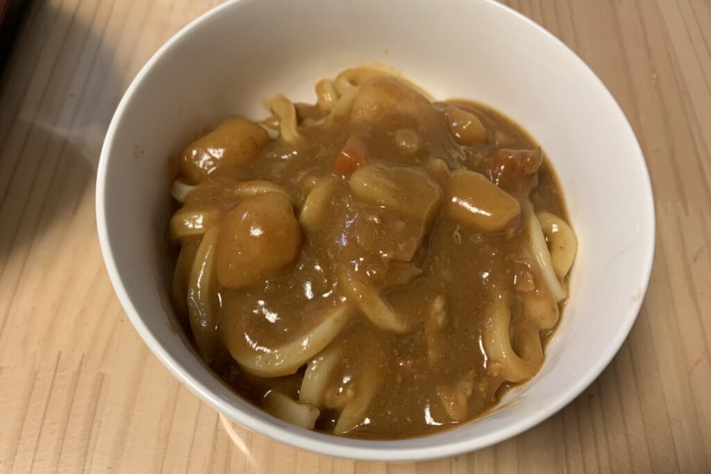 ホットクックで作ったカレーうどん