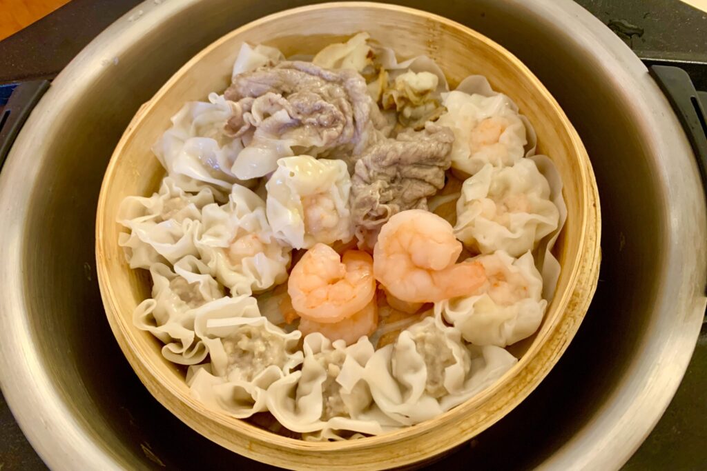 ホットクックで作ったせいろ蒸し