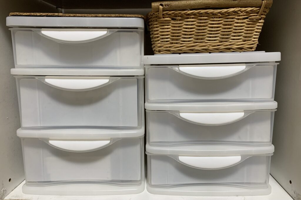 PPシートを入れてスッキリ見える引き出し収納ケース