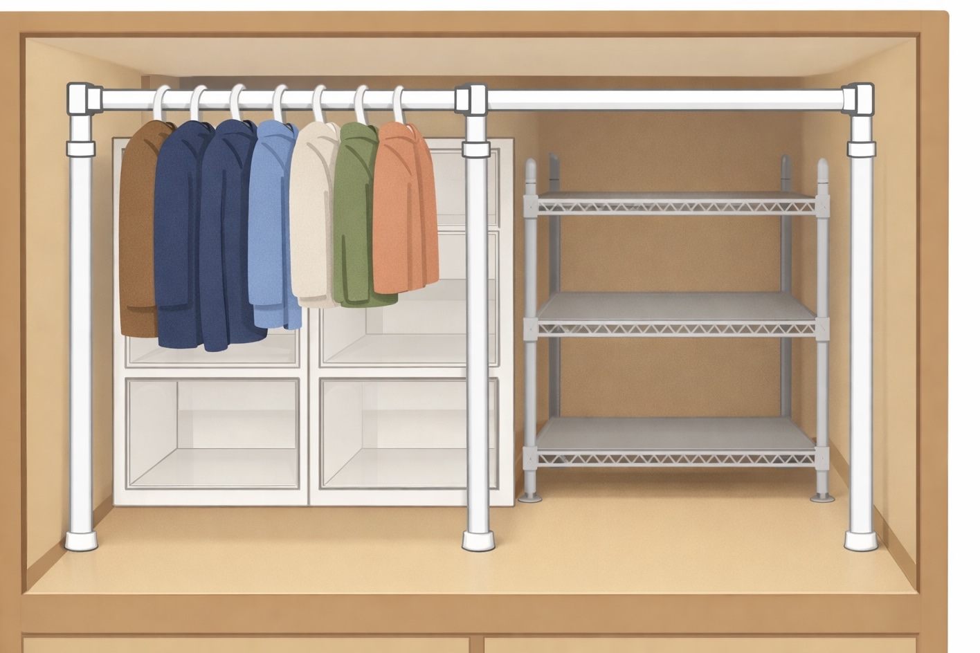 奥行きのある収納が使いづらい…を解決する4つのコツと仕組みづくり - ゆみなかブログ