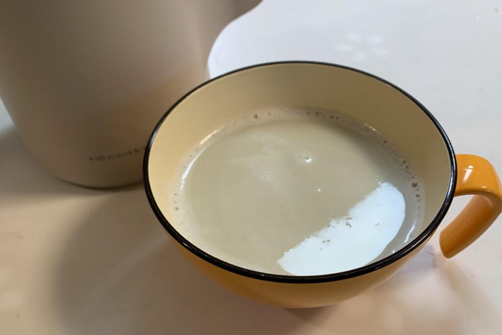 レコルトで作ったごぼうのポタージュ